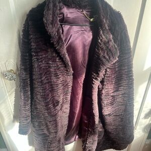 Dennis Basso Deep Purple Teddy Jacket
